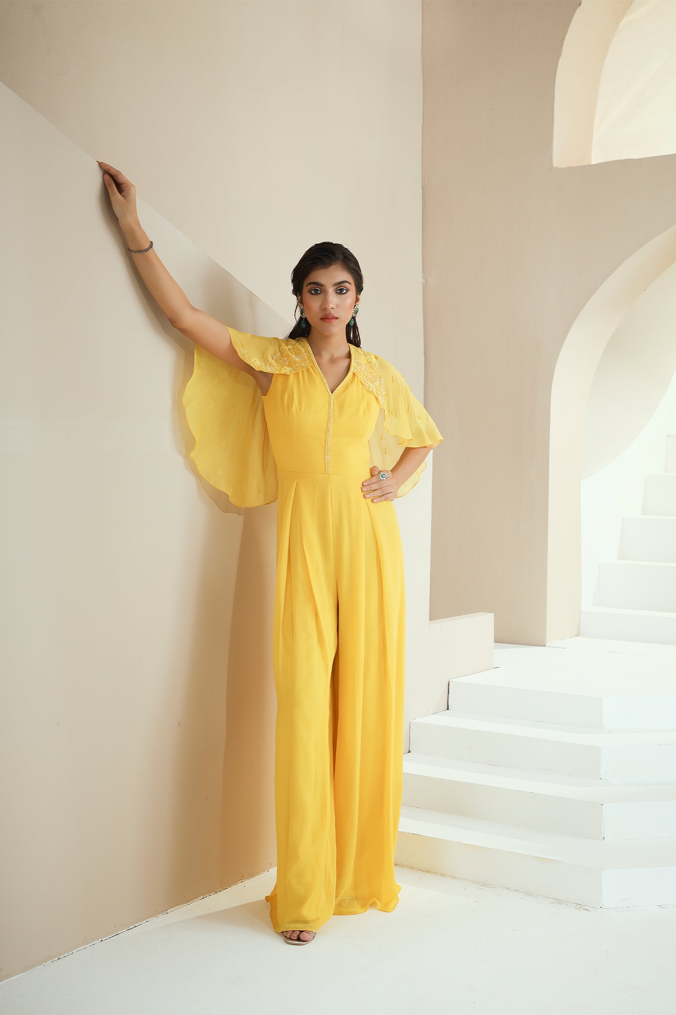 Cheap sales yellow jumpsuit